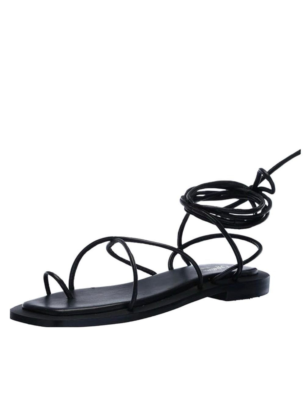 SEYCHELLES ‘Lilac’ Lace Up Strappy Sandals in Black